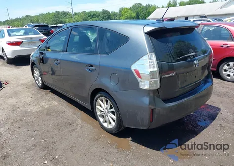 2012 Toyota Prius V Five из США, поврежденный, VIN JTDZN3EU4C3077074